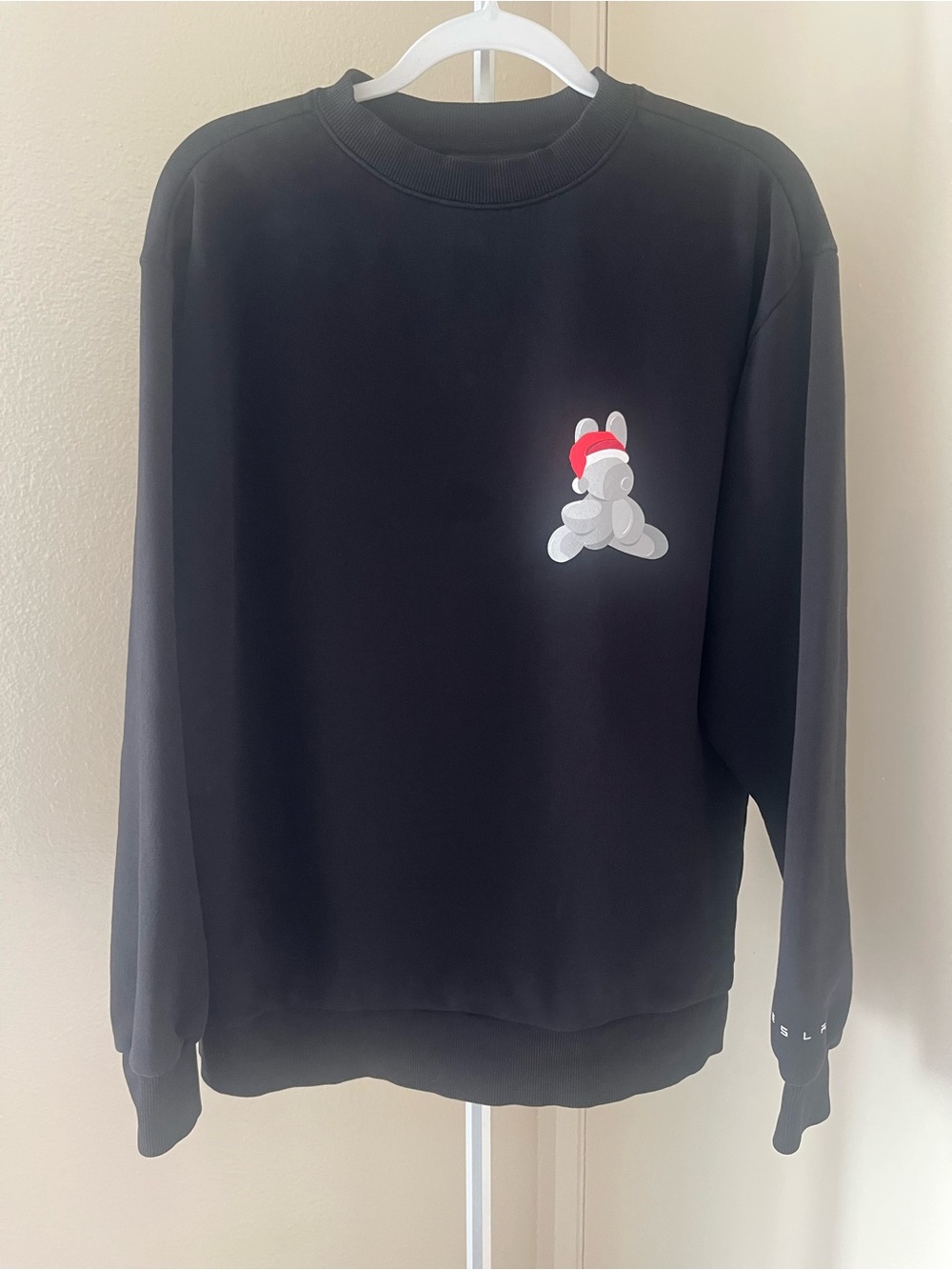 Tesla Dog Mode Crewneck Pullover Sweatshirt Size M